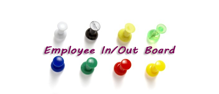 Employee In and Out Board