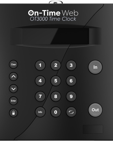 OT-3000 RFID Time Clock
