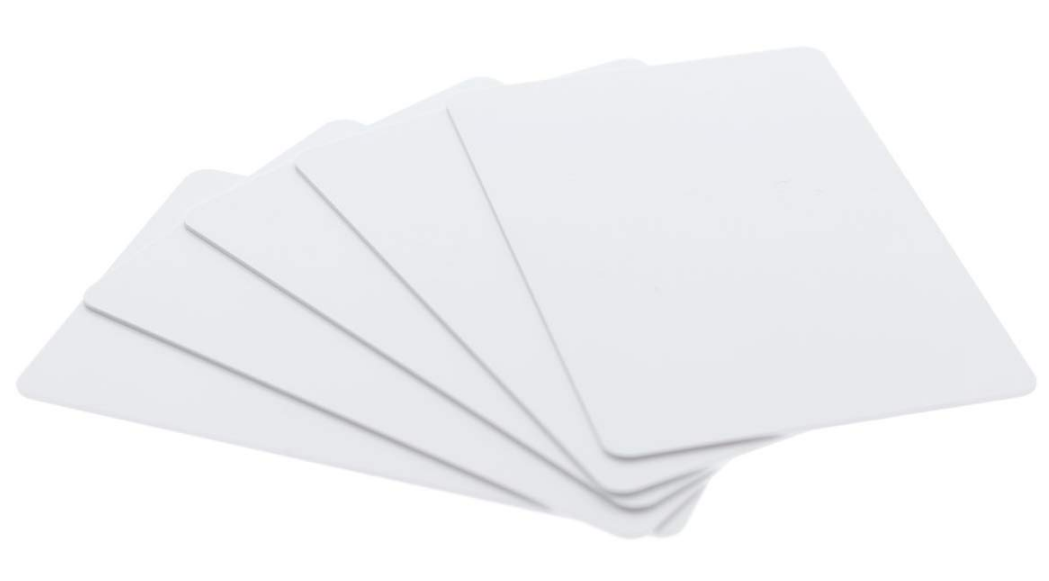 Blank white cards without printing  RFID, magnetic stripe - Plastic Cards  Manufacturer - Polskie Karty sp z o.o.